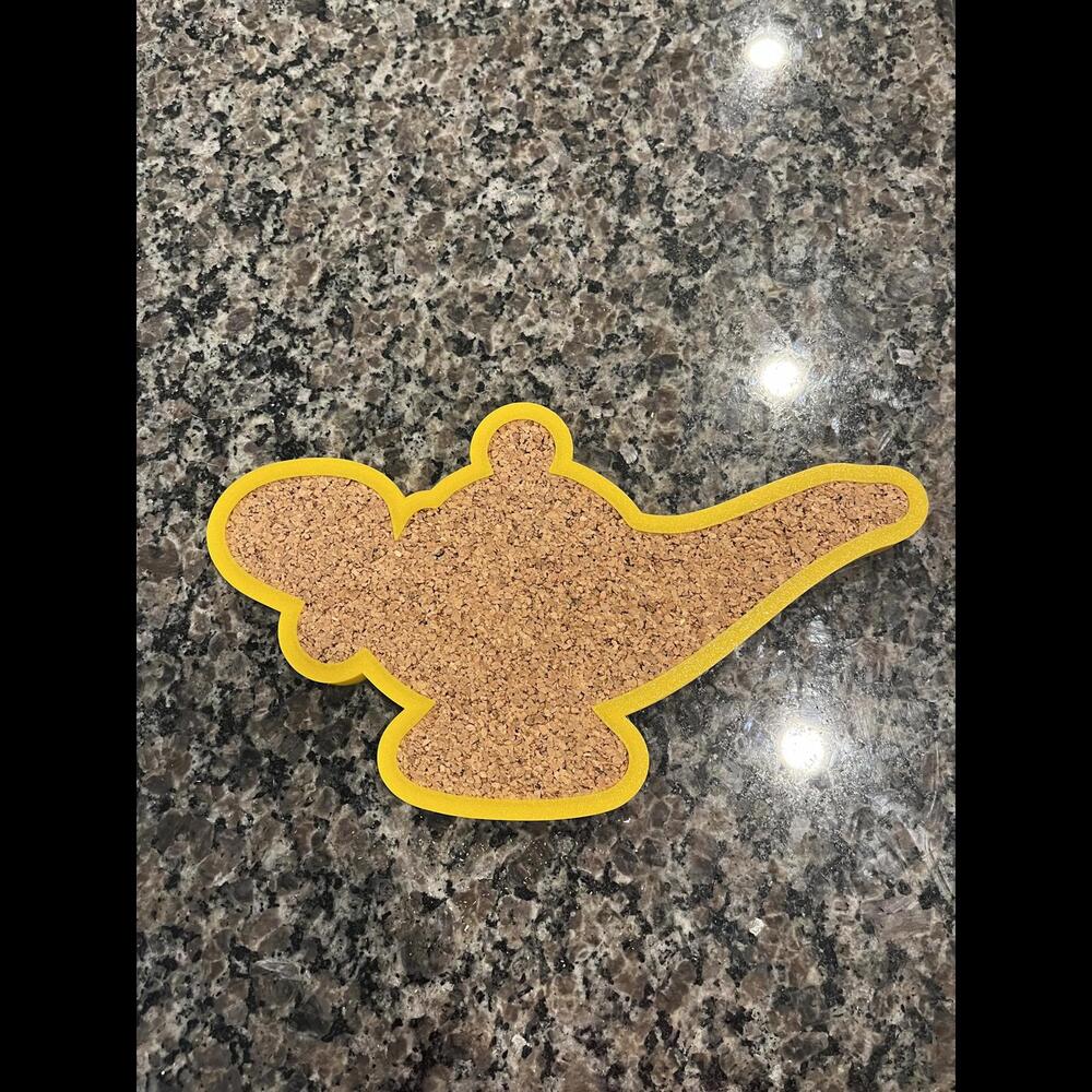 Custom Aladdin Pin Board - Genie Lamp